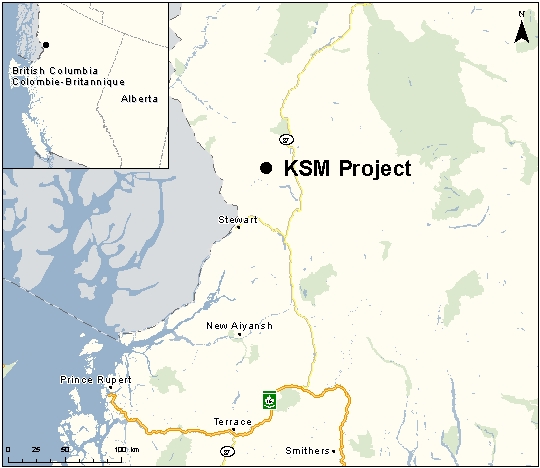 Map depicting the location of the project, as described in the current document.