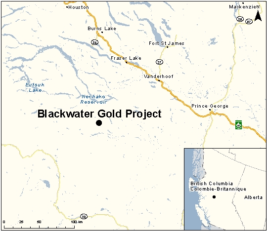 Map depicting the location of the project, as described in the current document.