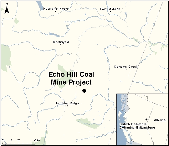 Map depicting the location of the project, as described in the current document.