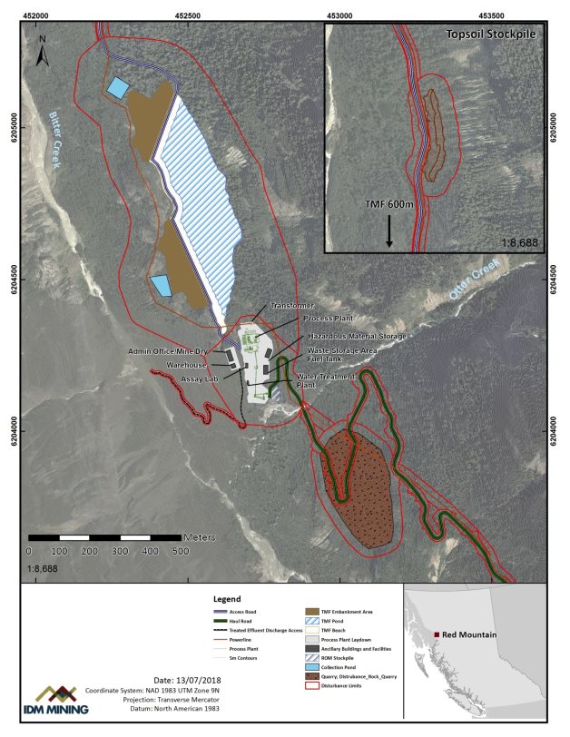 Figure 3: Bromley Humps Infrastructure