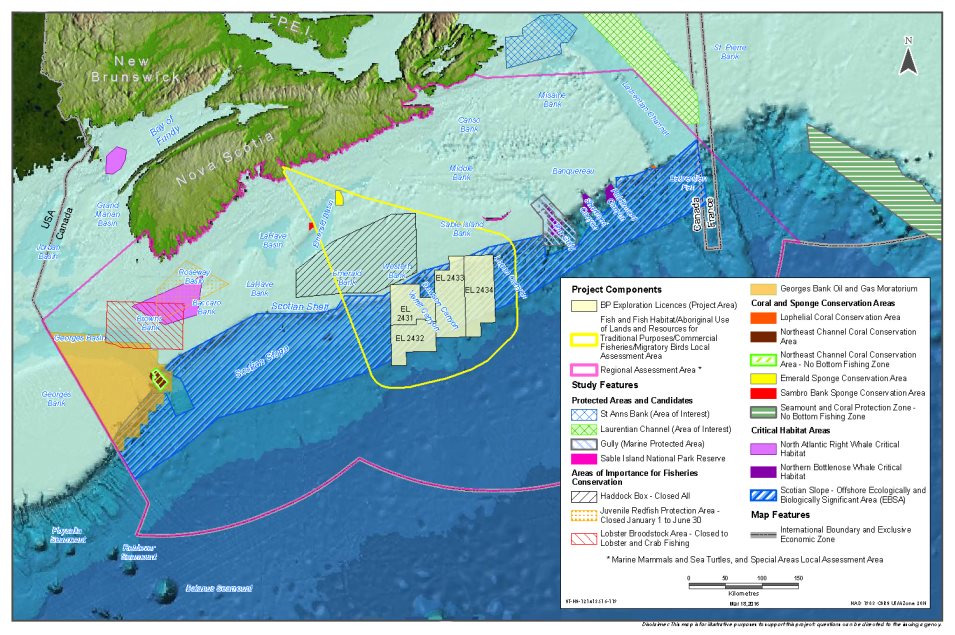 Figure 1 Environmental Assessment Spatial Boundaries and Environmental Features