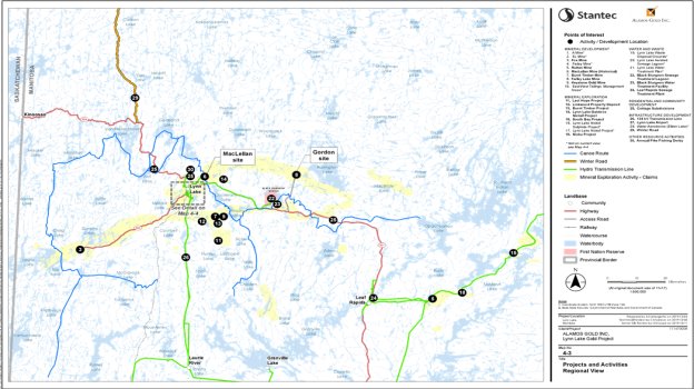 Figure 7 Past, Present, and Reasonably Foreseeable Projects and Physical Activities in the regional assessment area