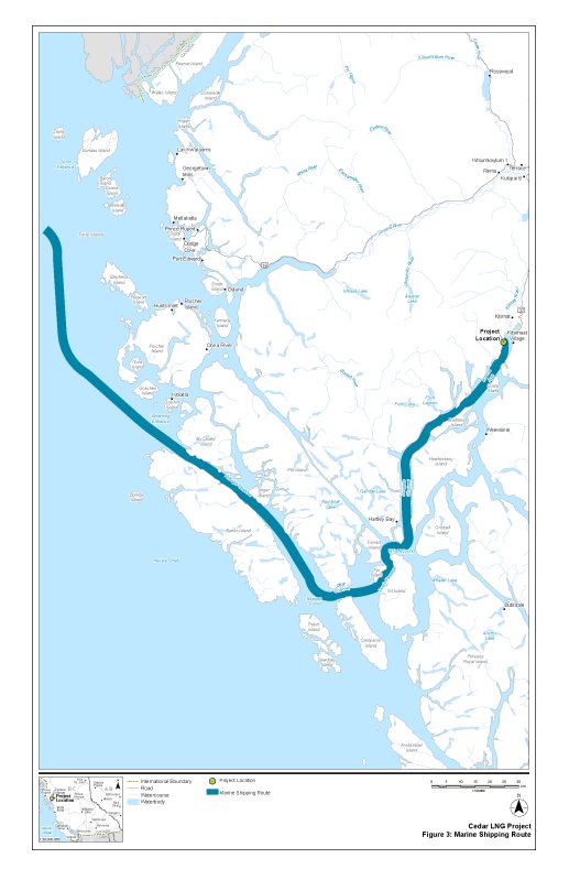 Figure 3 Marine Shipping Route